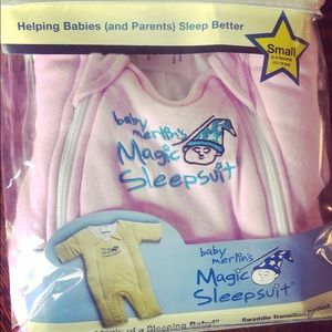 Merlin magic sleep suit baby girl (pink)